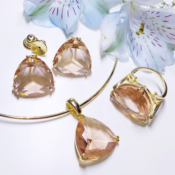 Morganite Majesty Drops